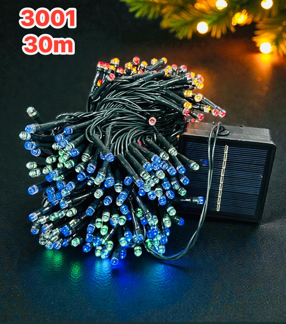 LUCES LED NAVIDAD PISCA PISCA SOLAR 30M