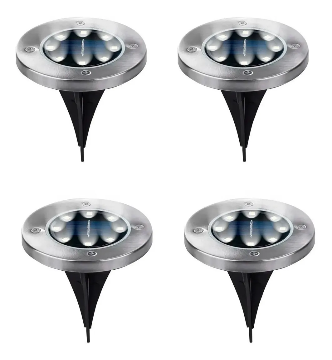 Luces a panel solar Pack x4