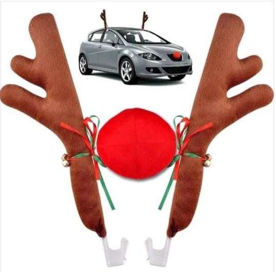 Reno Accesorio Navide&ntilde;o para Auto
