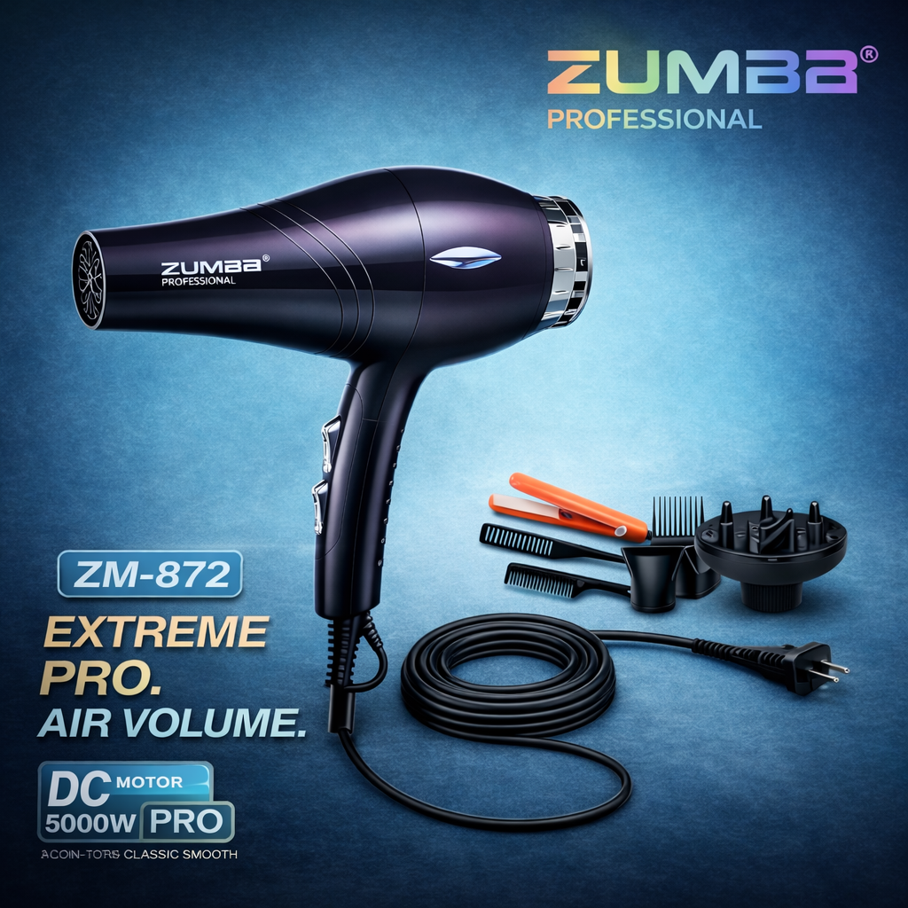 🔥 Secador de cabello ZUMBA Professional