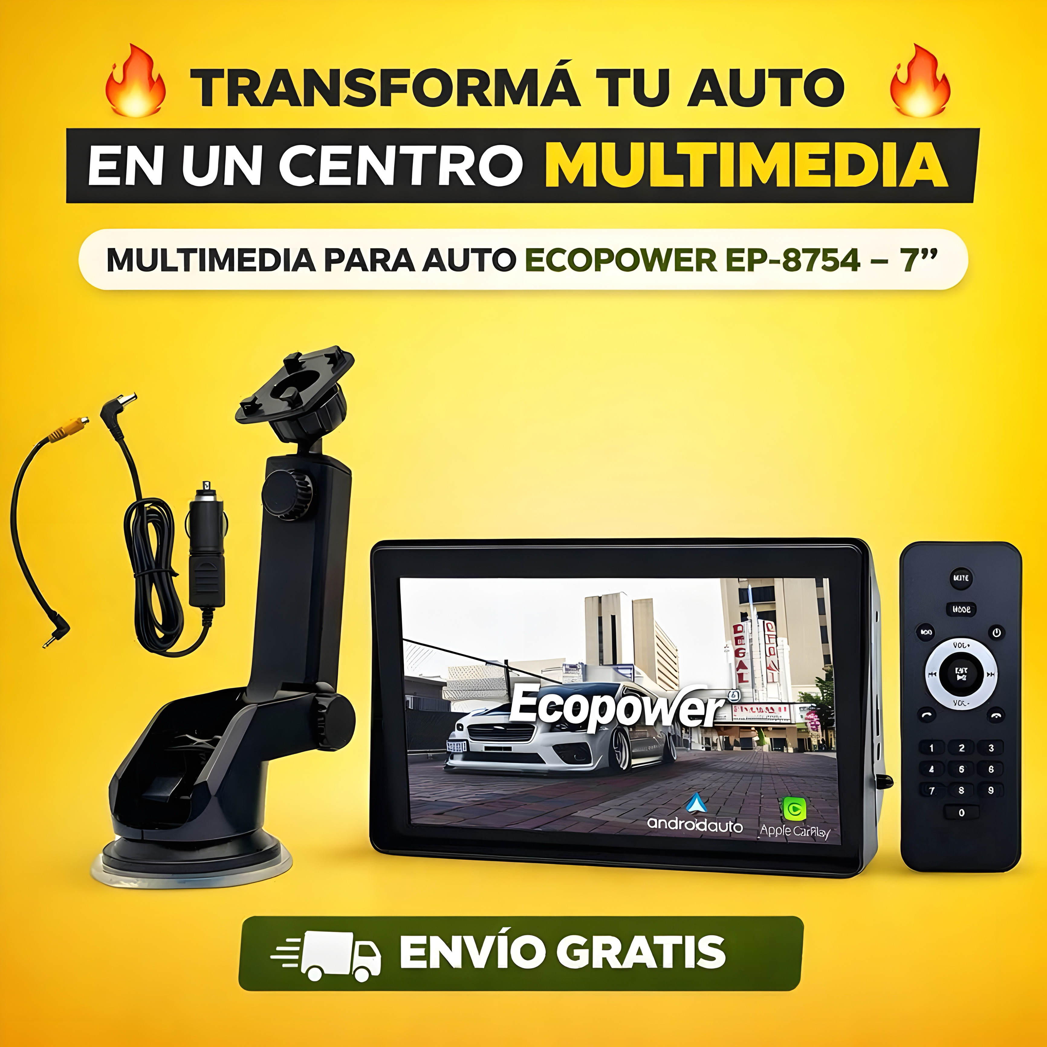CENTRO MULTIMEDIA PARA AUTO
