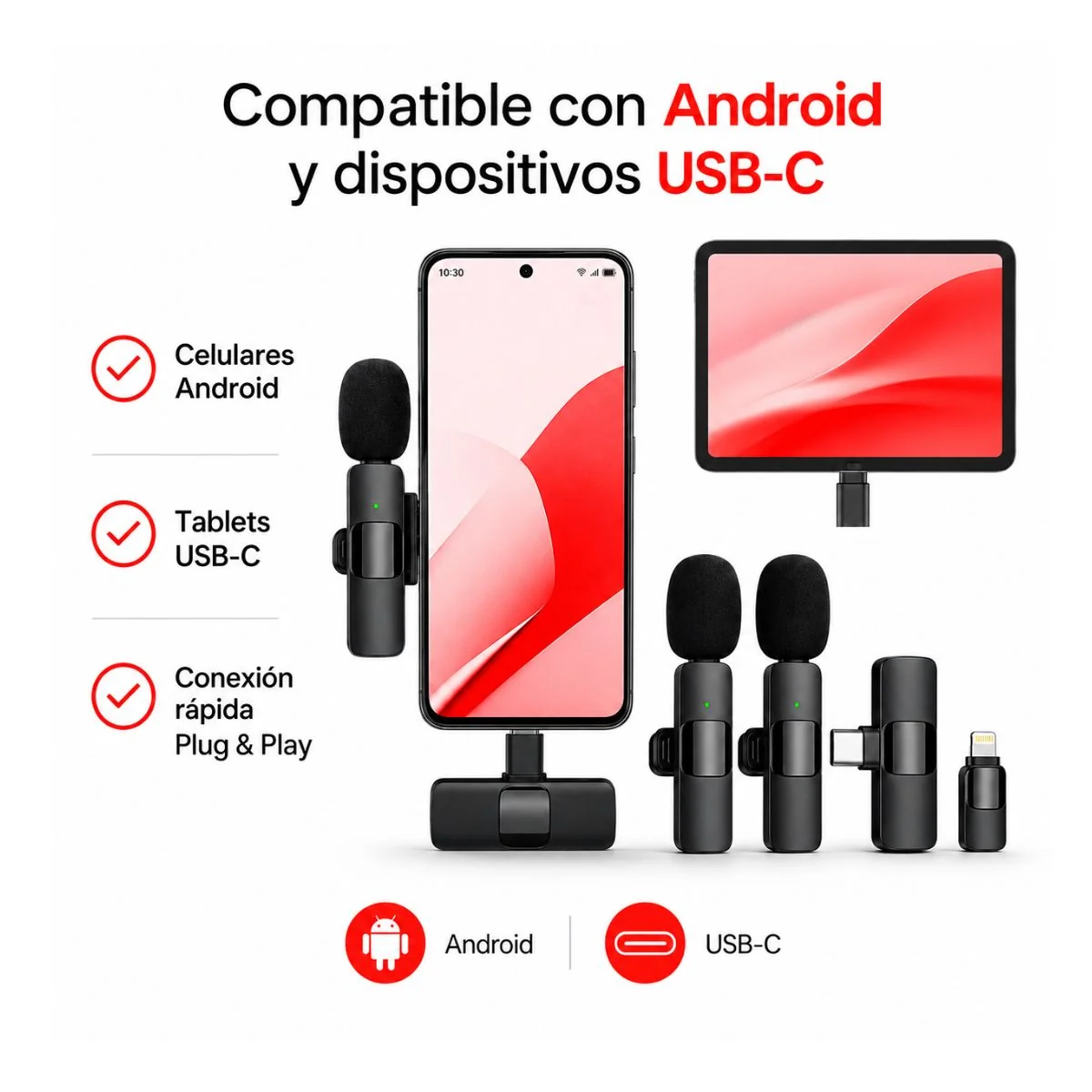 Micr&oacute;fono p/ celular